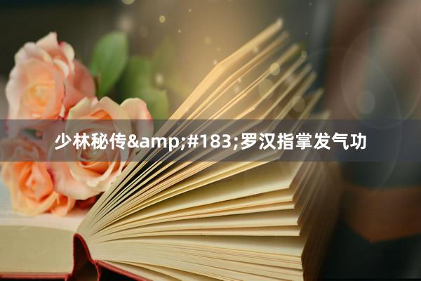 少林秘传&#183;罗汉指掌发气功